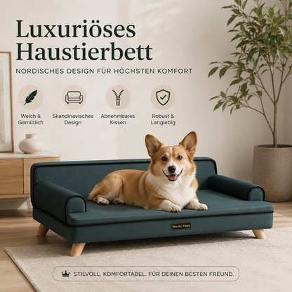 Nordic Luxe Haustier-Sofa