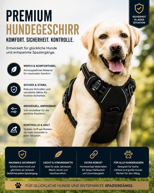 Premium Hundegeschirr Pro