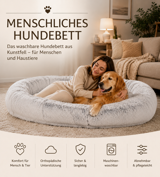 HumanNest™ Luxus-Hundebett