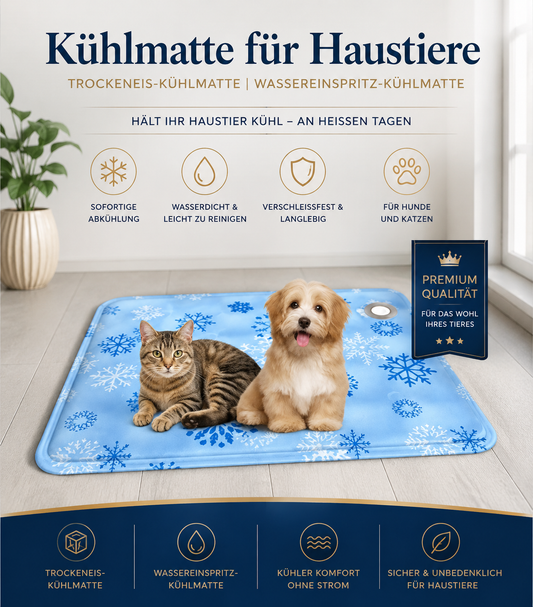 Premium Kühlmatte für Hunde & Katzen