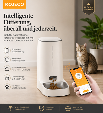 ROJECO Smart Futterautomat 4L WLAN