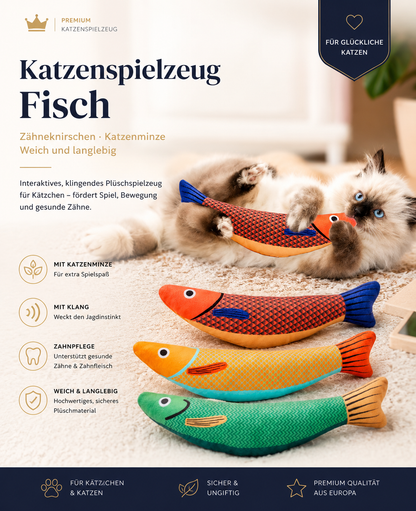 Premium Katzenminze Fisch