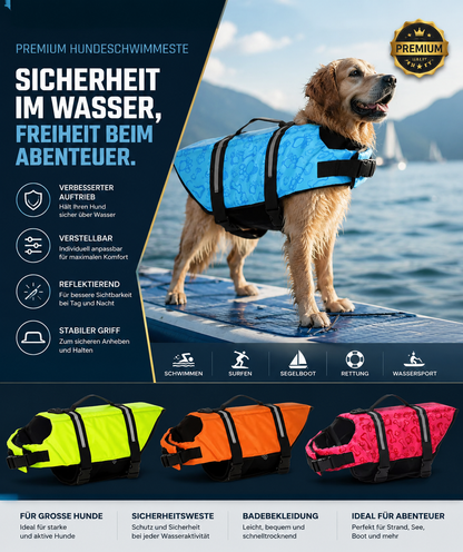 Premium Hundeschwimmweste