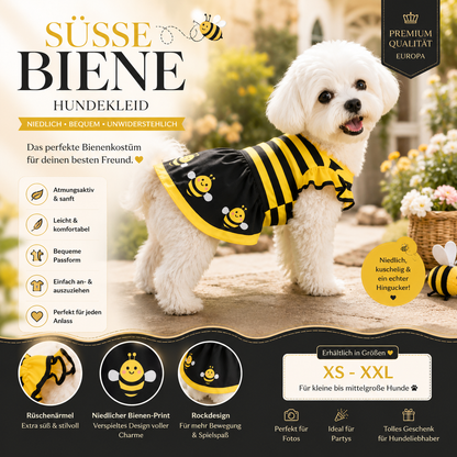 Bienenkleid für Hunde