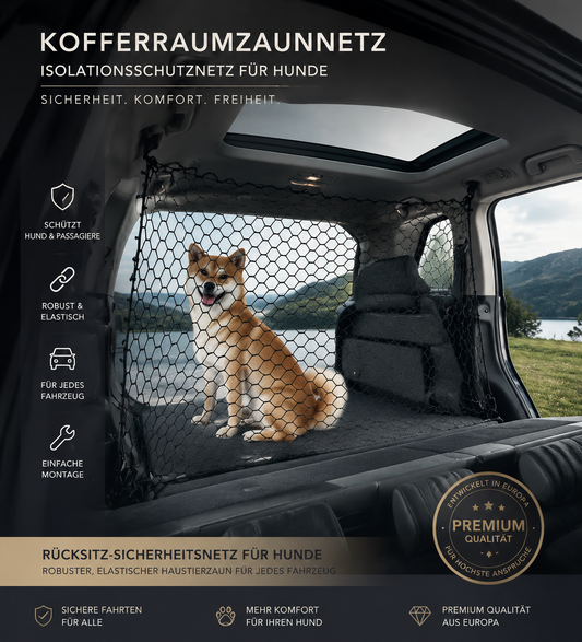 Premium Kofferraum-Sicherheitsnetz
