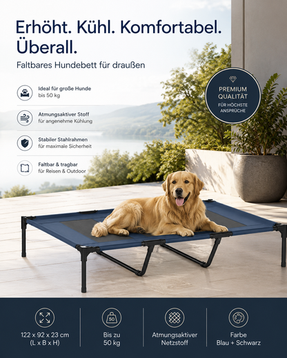 Faltbares Premium Hundebett