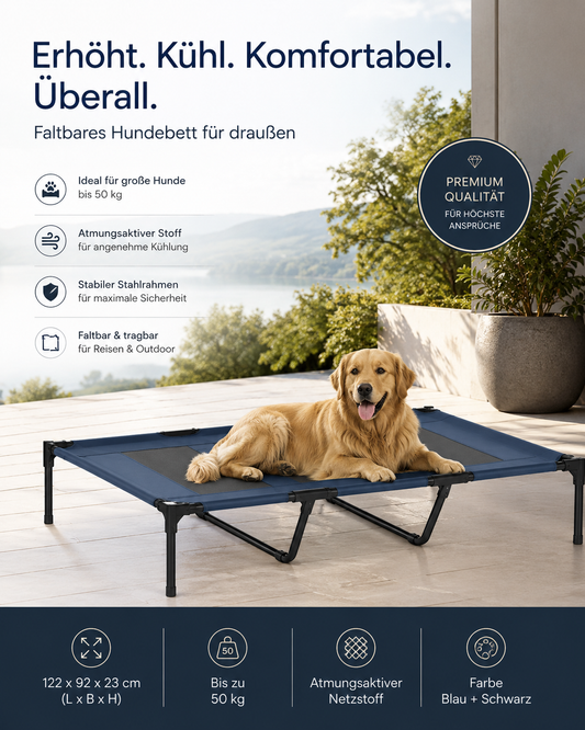 Faltbares Premium Hundebett