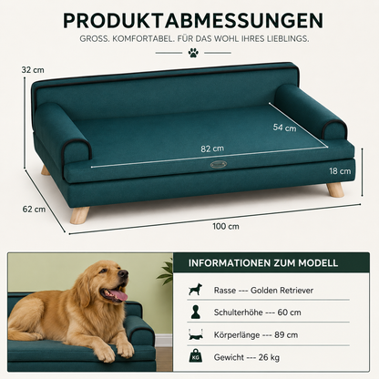 Nordic Luxe Haustier-Sofa