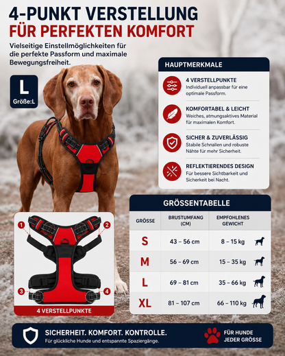 Premium Hundegeschirr Pro