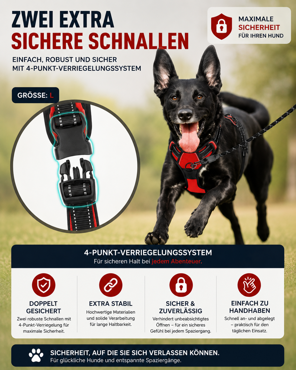Premium Hundegeschirr Pro