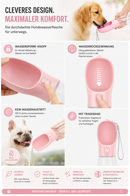 Premium-Hunde-Wasserflasche