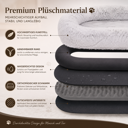 HumanNest™ Luxus-Hundebett