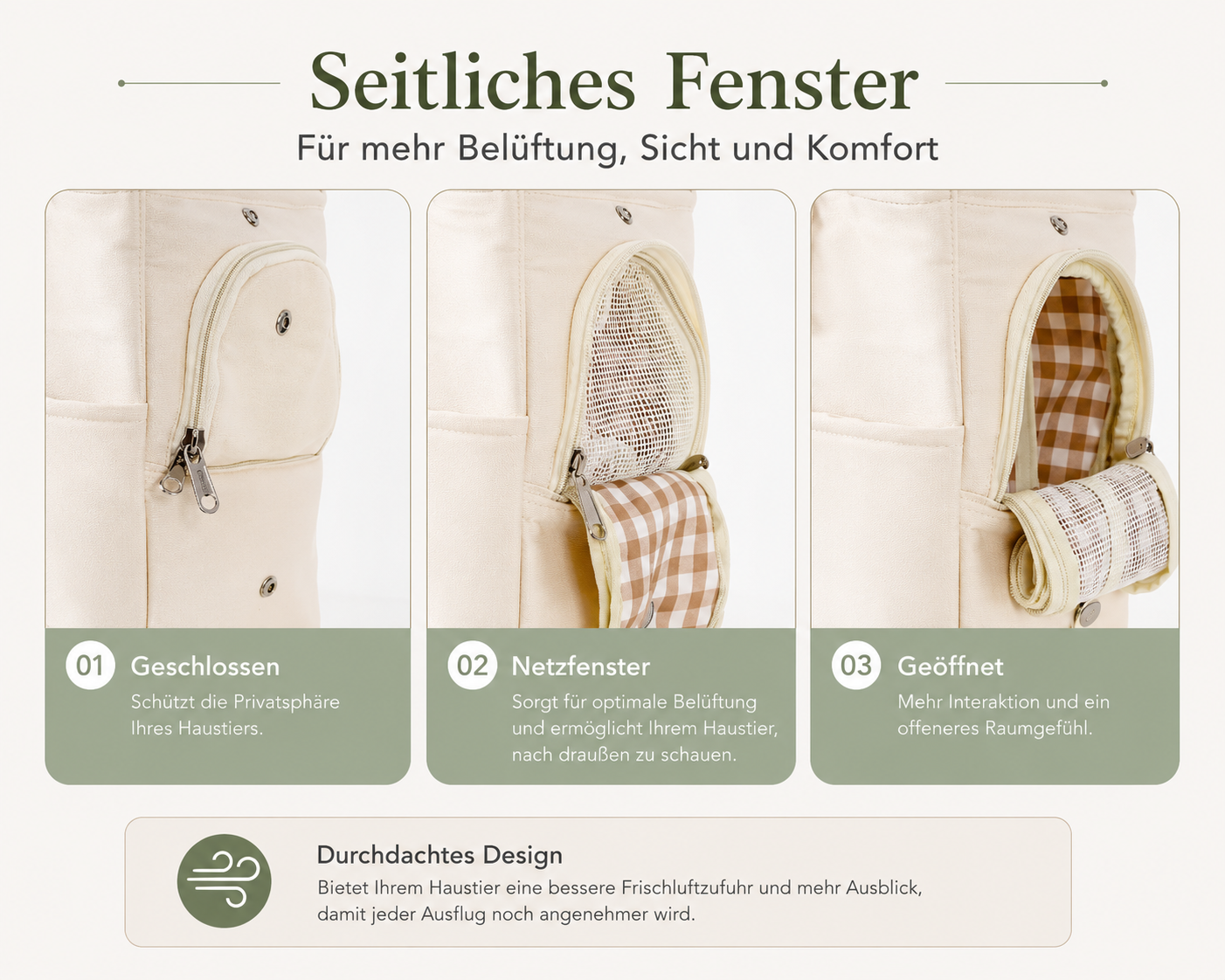 Premium Haustiertragetasche für Hunde & Katzen – Sicher, Komfortabel & Stilvoll