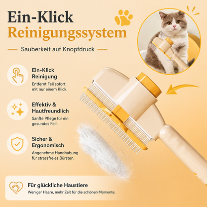 Selbstreinigende Premium-Hundebürste