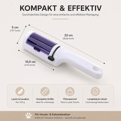 Fellfrei Premium™ – Elektrostatische Reinigungsbürste für Tierhaare