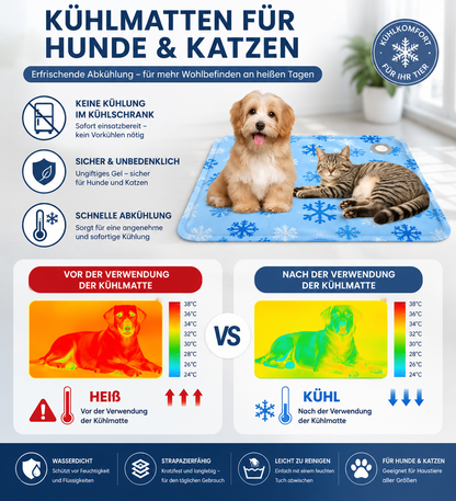 Premium Kühlmatte für Hunde & Katzen