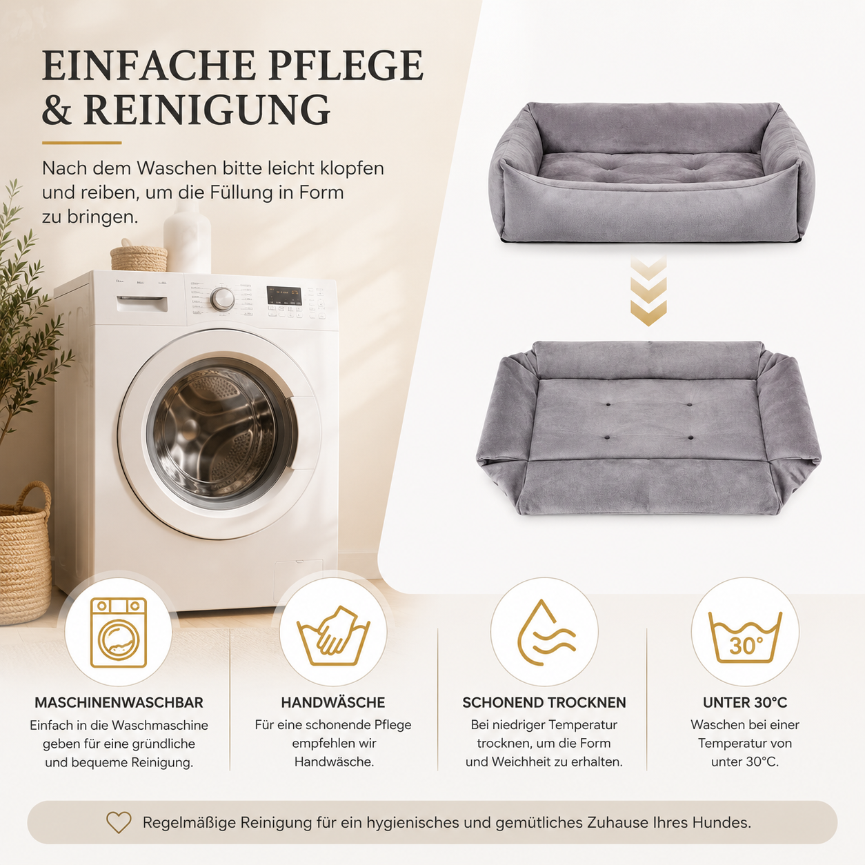 Oak&Tea® 4-in-1 Hundesofa & Hundebett