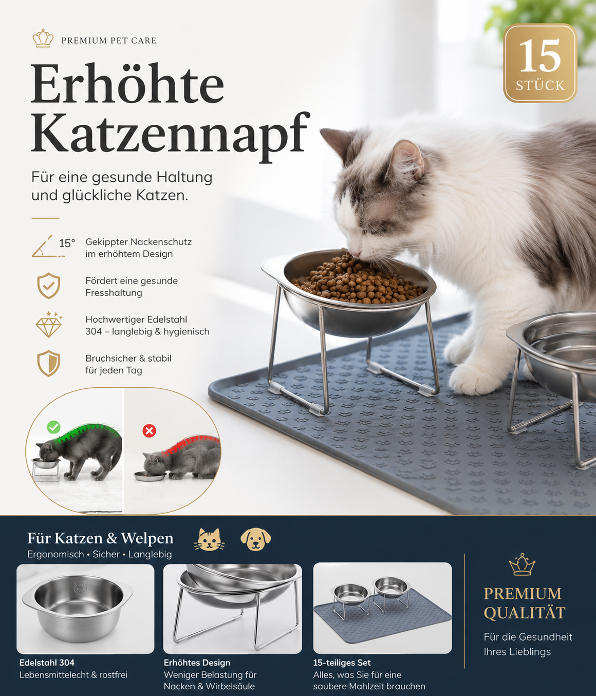 Premium Katzennapf 304