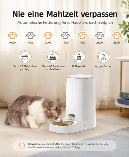 ROJECO Smart Futterautomat 4L WLAN