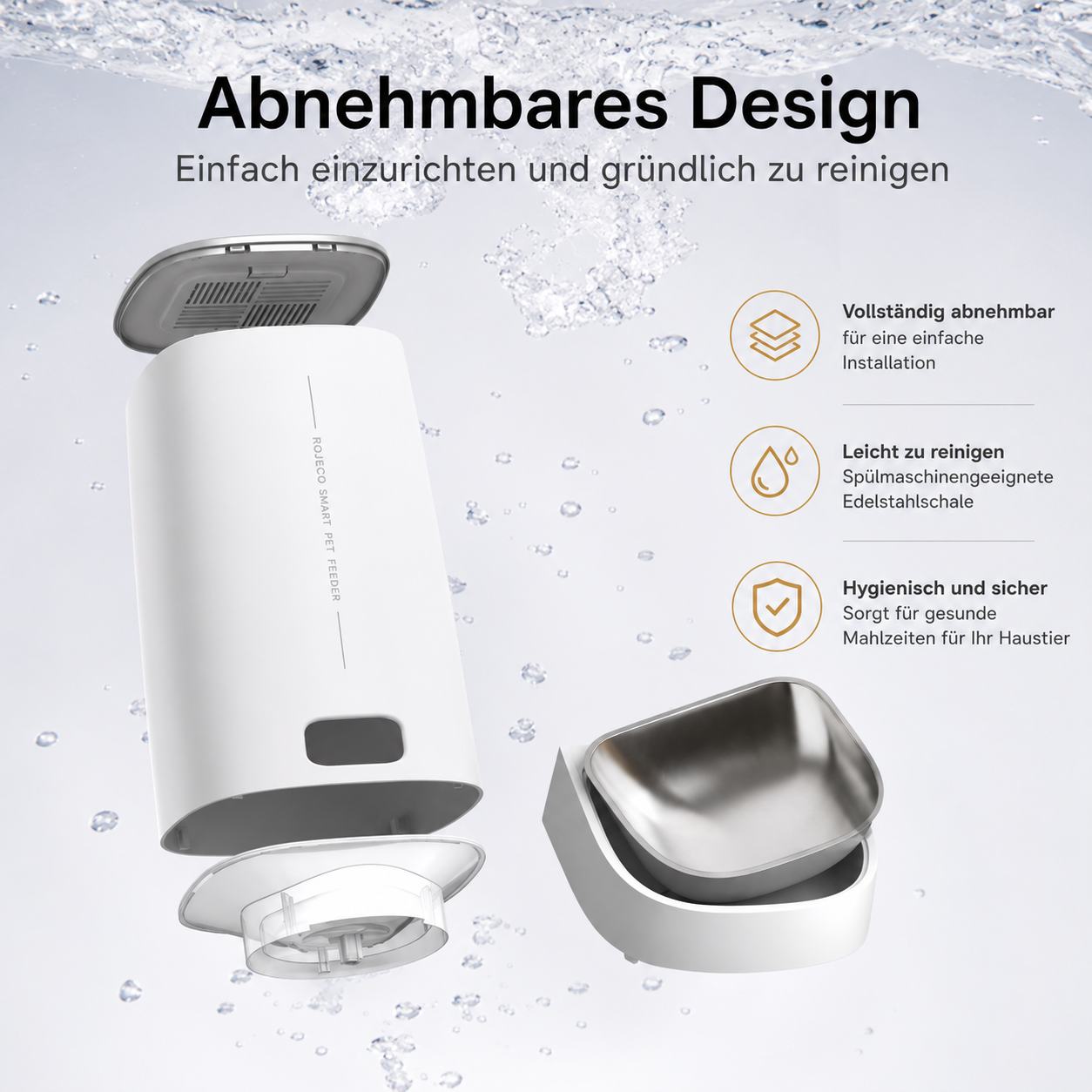 ROJECO Smart Futterautomat 4L WLAN