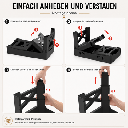 Premium Höhenverstellbarer Hundenapfständer