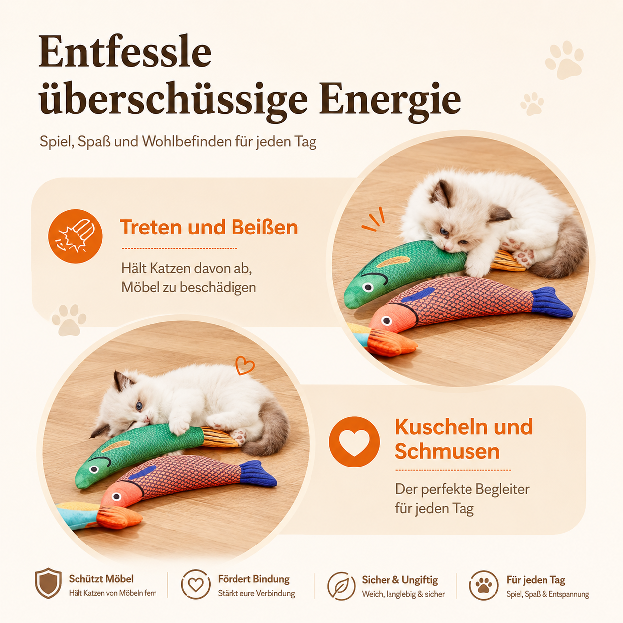 Premium Katzenminze Fisch