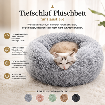 Luxus Donut-Haustierbett