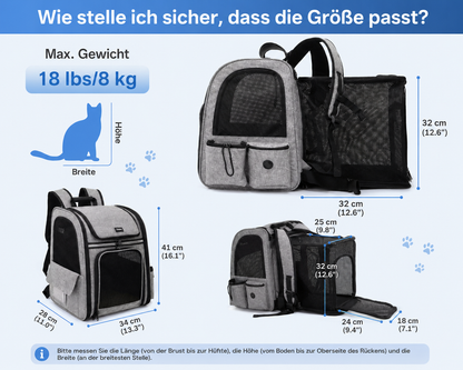 Premium Haustier-Rucksack