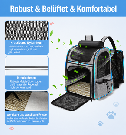 Premium Haustier-Rucksack