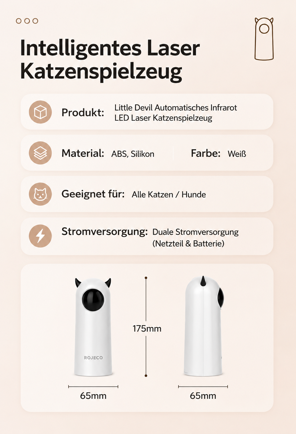 ROJECO Laser-Spielzeug