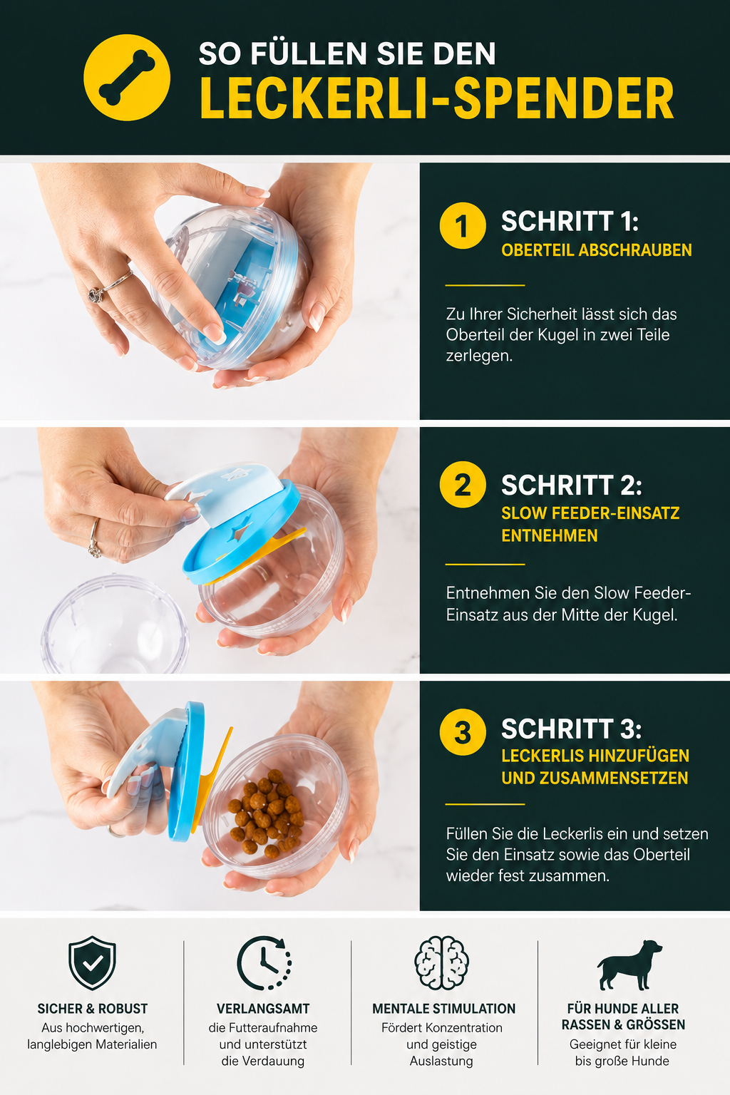 IntelliBall™ Leckerli-Spender