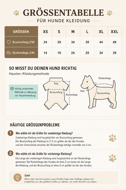 Warmer Hoodie für Hunde