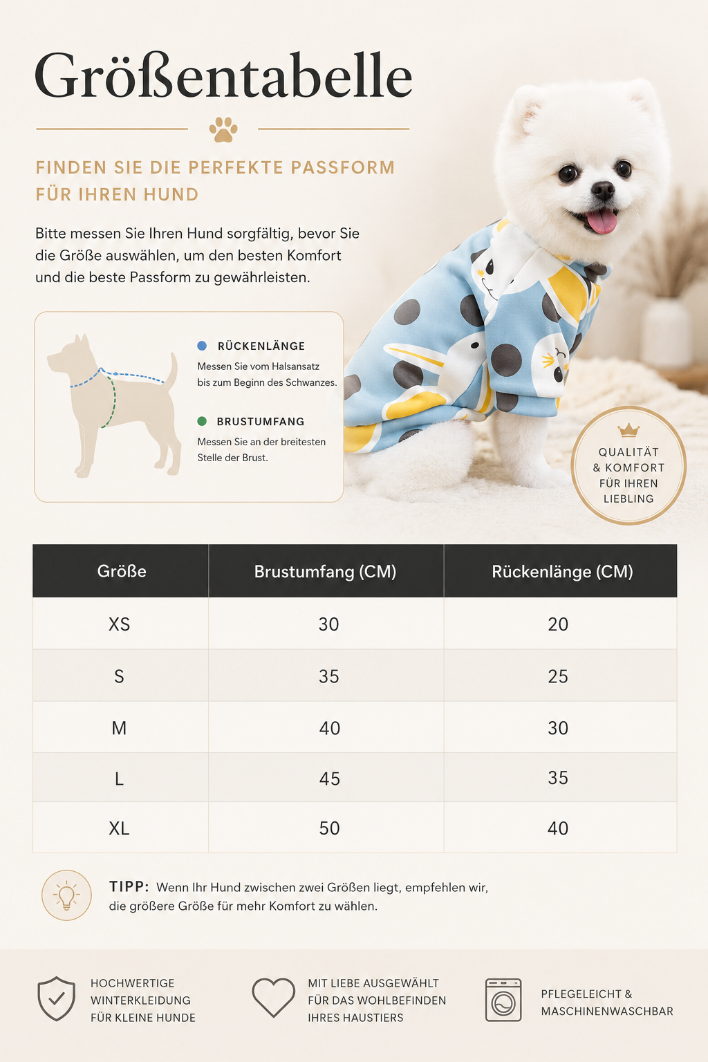 Hunde-Sweatshirt