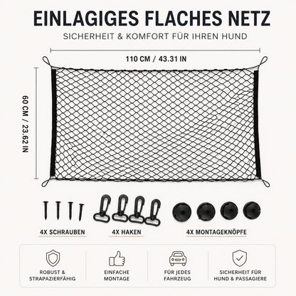 Premium Kofferraum-Sicherheitsnetz