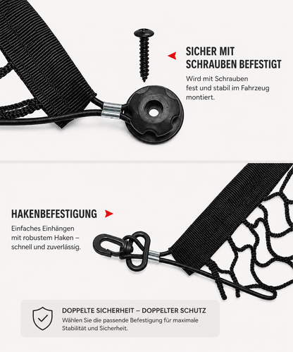 Premium Kofferraum-Sicherheitsnetz