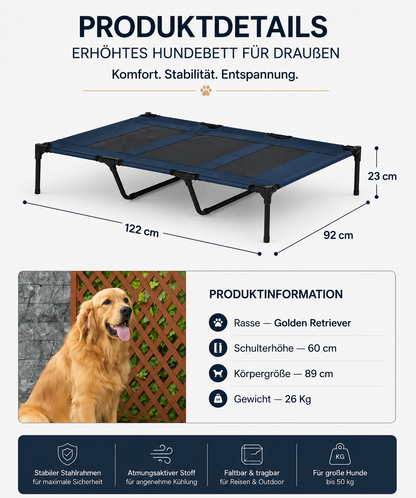 Faltbares Premium Hundebett