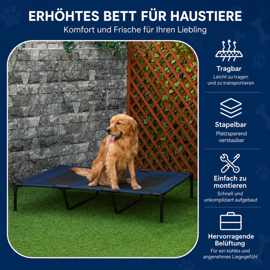 Faltbares Premium Hundebett