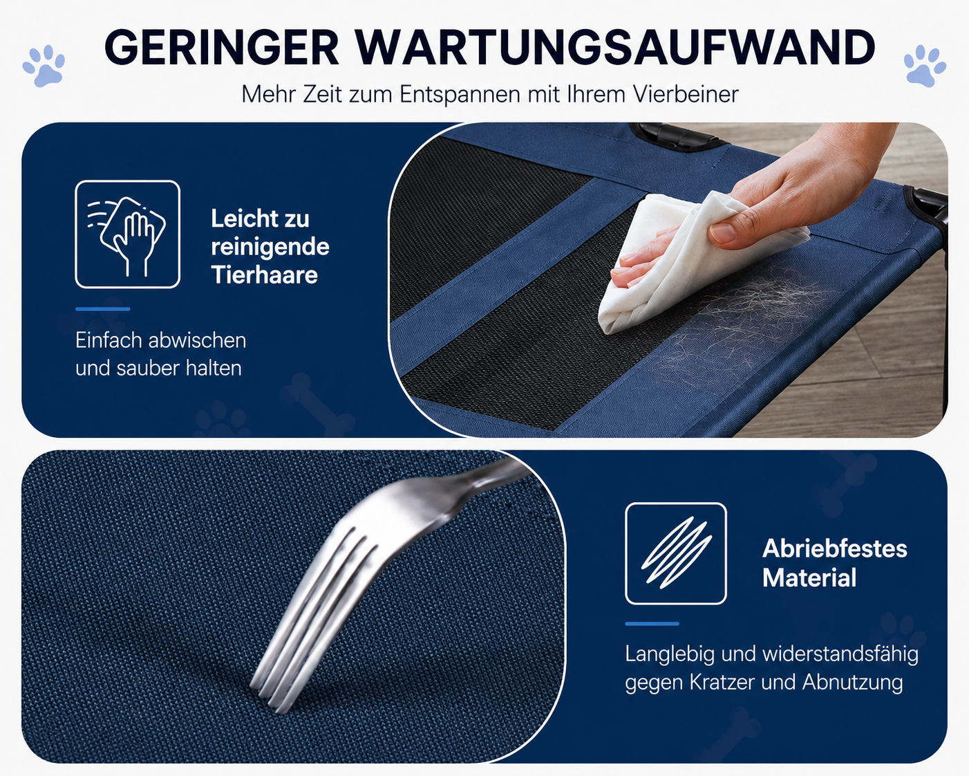 Faltbares Premium Hundebett
