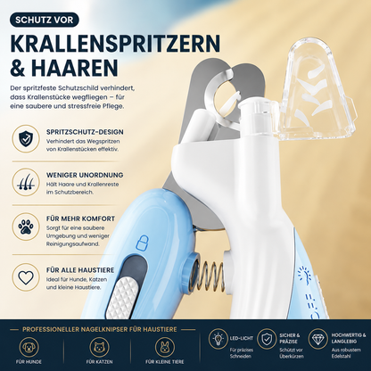 Premium-LED-Krallenschneider für Haustiere