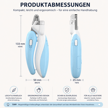 Premium-LED-Krallenschneider für Haustiere
