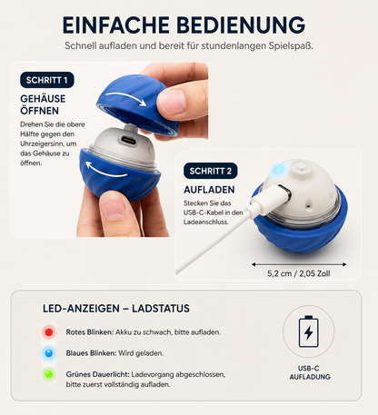 Intelligenter Haustierball Premium USB-C