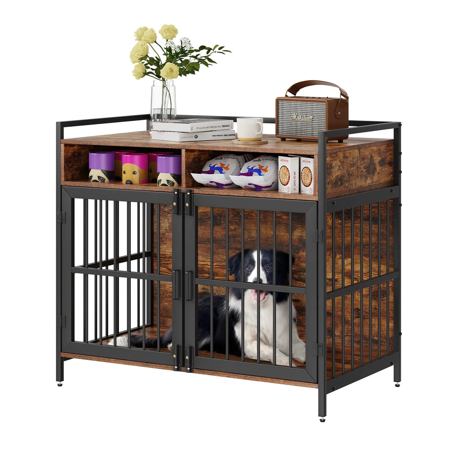 Exklusiver Hundekäfig im Möbelstil