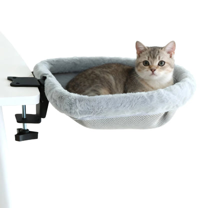 Premium Schreibtisch-Hängematte für Katzen