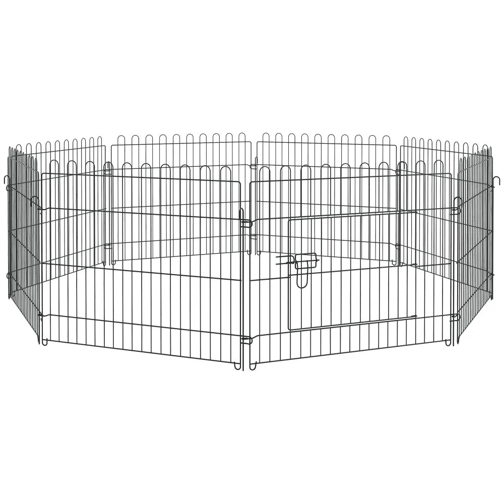 Premium Metall-Hunde-Laufstall