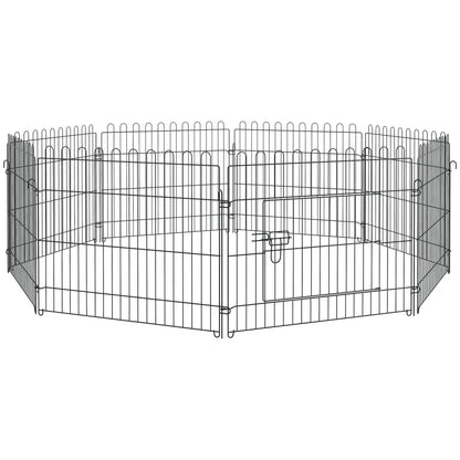 Premium Metall-Hunde-Laufstall
