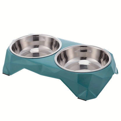 DiamondPet™ Edelstahl-Doppelnapf