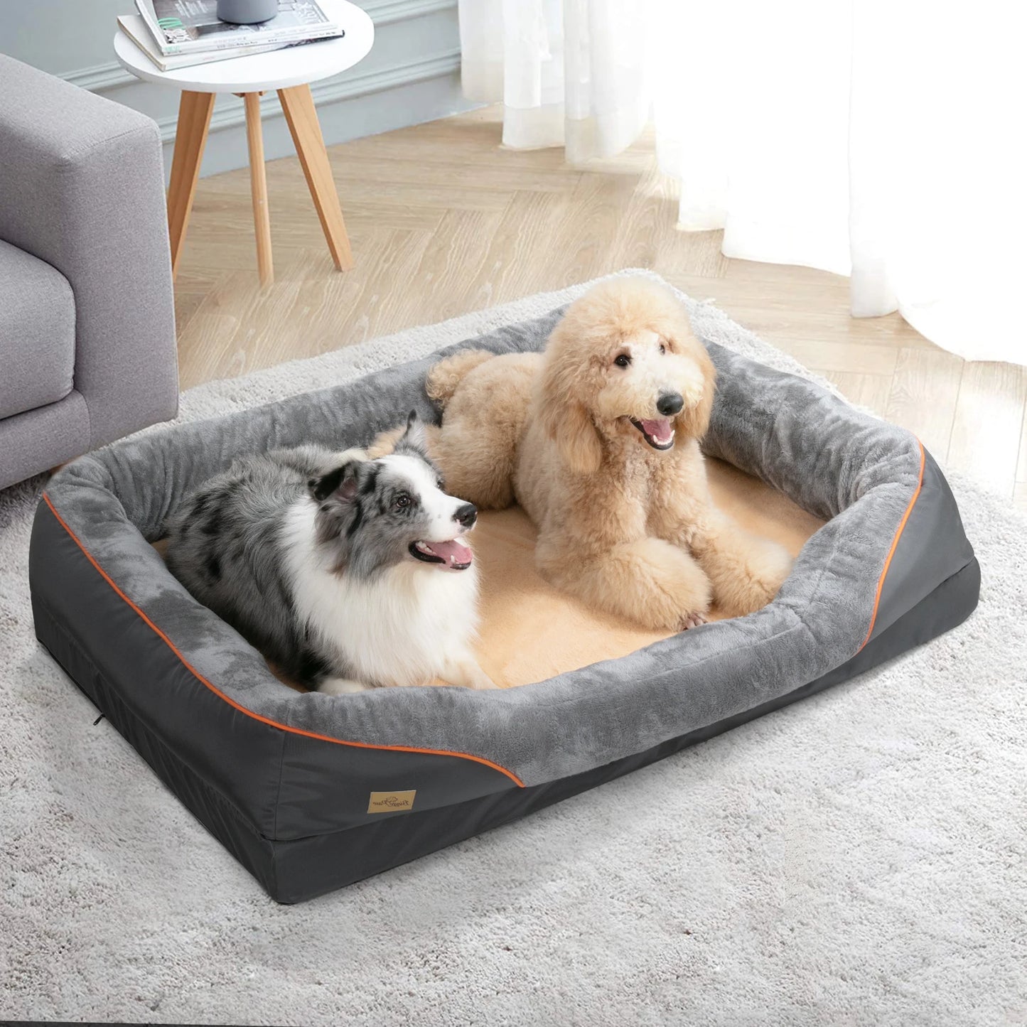 Luxura™ Orthopädisches Jumbo-Hundebett aus Memory-Schaum