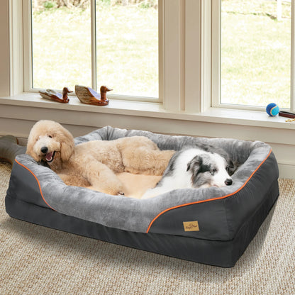 Luxura™ Orthopädisches Jumbo-Hundebett aus Memory-Schaum