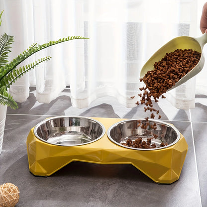 DiamondPet™ Edelstahl-Doppelnapf
