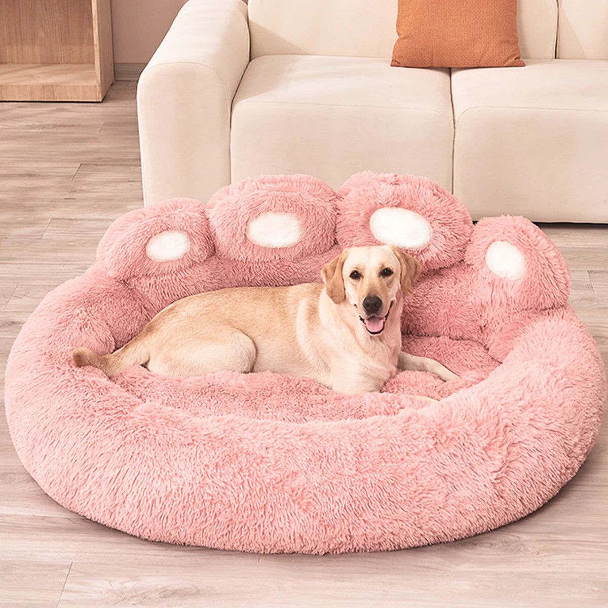 Flauschiges Premium Hundebett mit Kuschel-Komfort